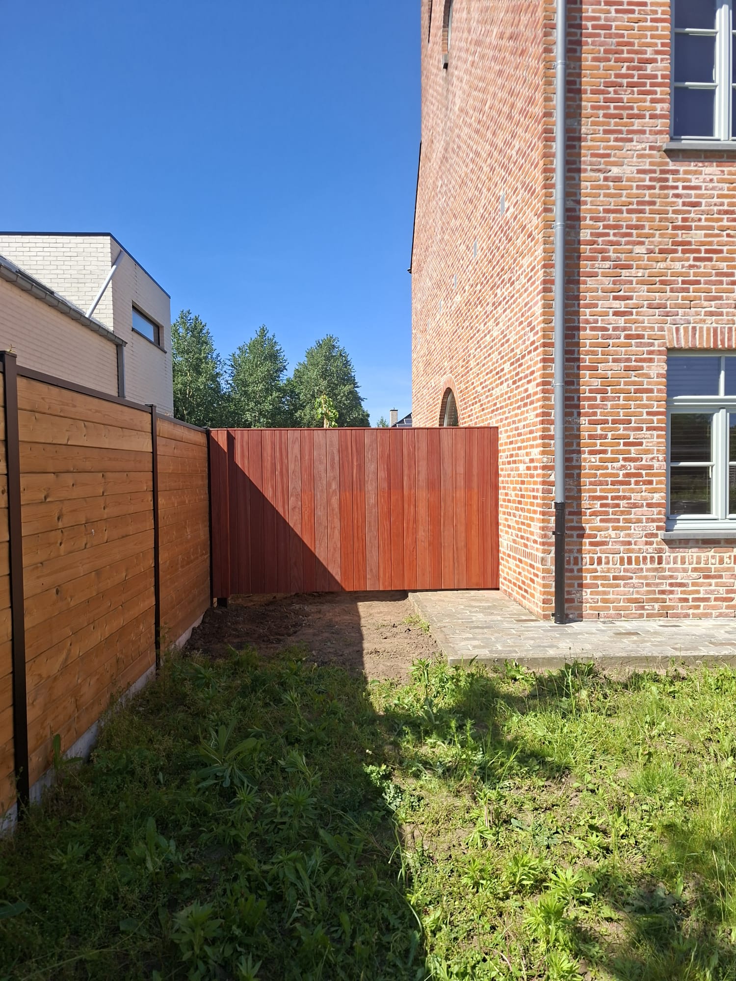 Padoek houten poort